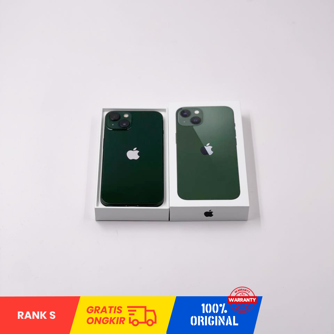 APPLE iPhone 13 5G 128GB Green/ Rank S/ BatteryHealth 98%/QV33MY7P04/ Sim Free 