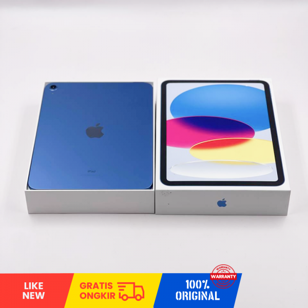 Apple iPad 10th Generation 10.9-inch 2022 (64GB/ Wifi Only/ Blue/ SR7M2NXG296) - LIKE NEW