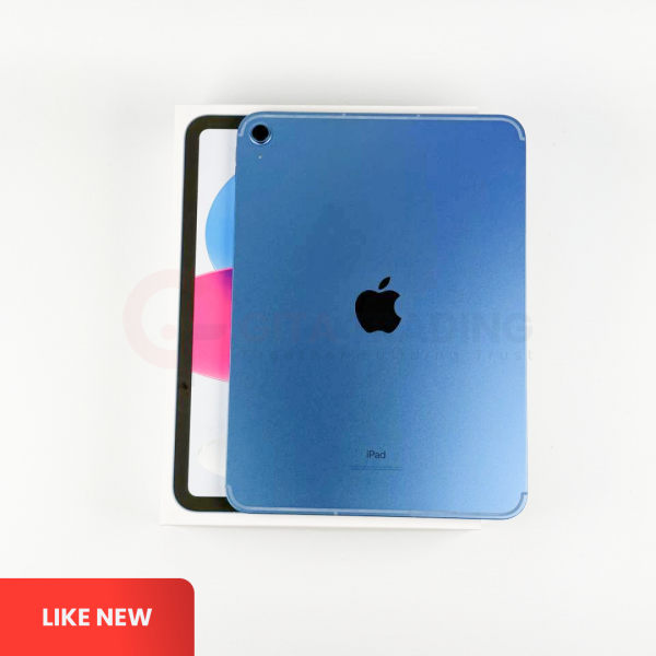 APPLE iPad 10th Generation 10.9-inch 2022 - Wi-Fi / Cellular | ROM: 64GB | S/N: QFH4MCFF2P | BLUE | LIKE NEW