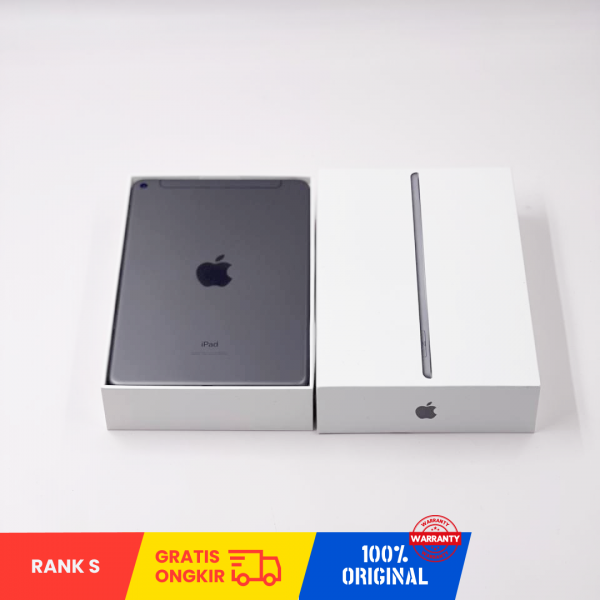 Apple iPad Mini 5 2019 (256GB / Wifi+Cellular /DMPYV0RCLMTG/ With Box/Space Gray) - Rank S