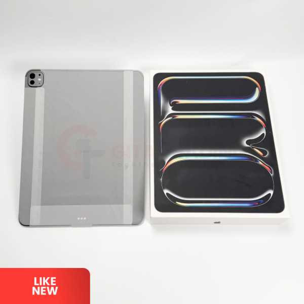 Apple iPad Pro M4 (2024) 13-inch Space Black - Wi-Fi & Cellular | ROM: 256GB | Battery Health: 100% | S&N: L925L2K961 | LIKE NEW