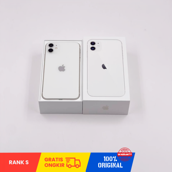 APPLE iPhone 11 (128GB/ Battery health 80%/ White/ IMEI: 352983113573852/ Sim free) - RANK S