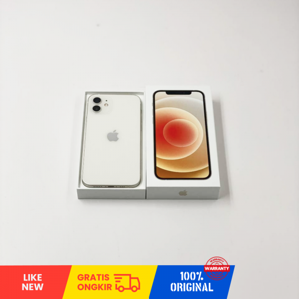 APPLE iPhone 12 5G (128GB/ Battery health 100%/ FFXHWA120F07/ White/ Sim Free) - LIKE NEW