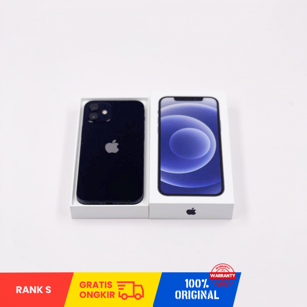 APPLE iPhone 12 5G (128GB/ Battery health 100%/ IMEI: 353653126887271/ BLACK / Sim Free) - RANK S