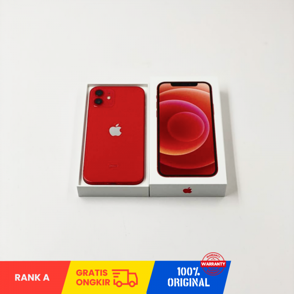 APPLE iPhone 12 5G (128GB/ Battery health 90%/ FFMDR06N0F09/ RED/ Sim Free) - Rank A