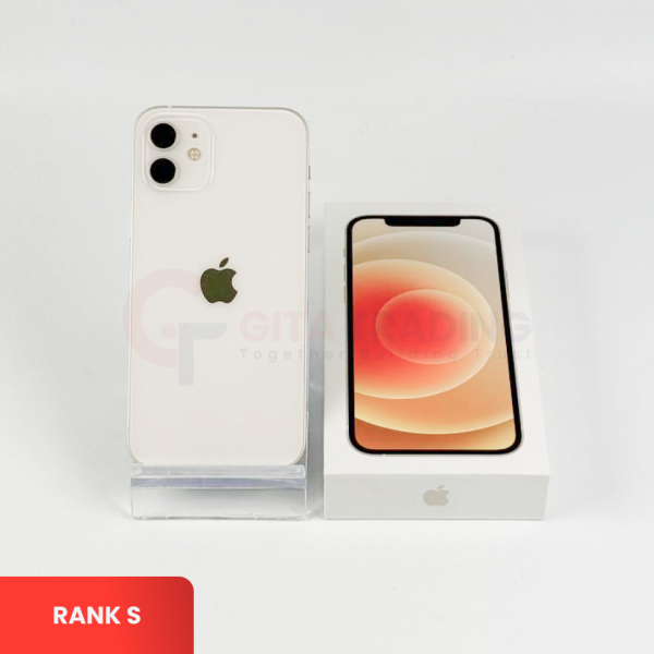 APPLE iPhone 12 5G White - Sim Free | ROM: 128GB | Battery Health 83% | IMEI: 352380202226494 | RANK S