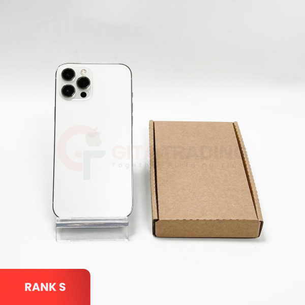 APPLE iPhone 12 Pro Max 5G Silver - Sim Free | ROM: 256GB | Battery Health 100% | IMEI: 356720113934965 | RANK S