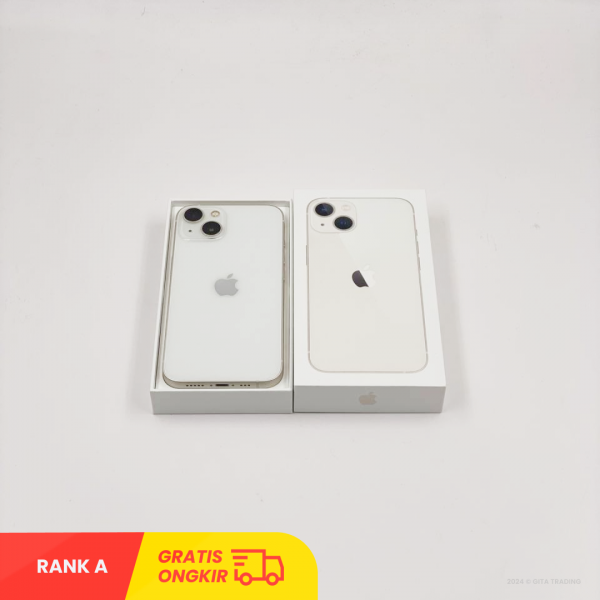 APPLE iPhone 13 5G (128GB/ Battery Health 85%/ Starlight/ IMEI: 354833960613400/ Sim Free) - RANK A