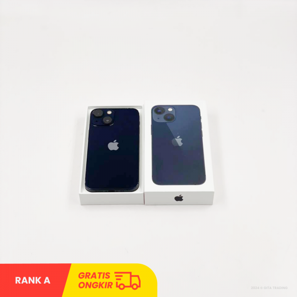 APPLE iPhone 13 Mini 5G (128GB/ Battery health 96%/ Midnight/ IMEI: 351374058145289/ Sim Free) - RANK A