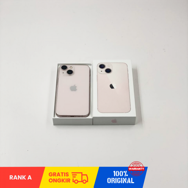 APPLE iPhone 13 Mini 5G (128GB/ Battery Health 98%/ PINK/ P22FQTPFPJ/ Sim Free) - Rank A