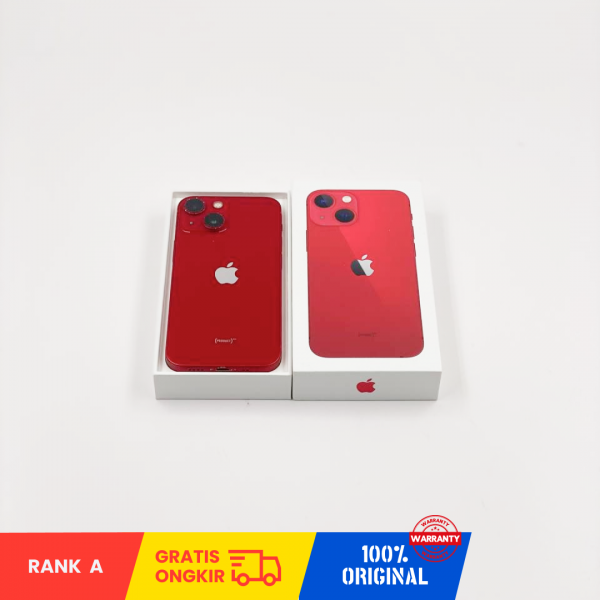 APPLE iPhone 13 Mini 5G (256GB/ Battery health 84%/ IMEI: 352971442185803/ Red/ Sim Free) - RANK A