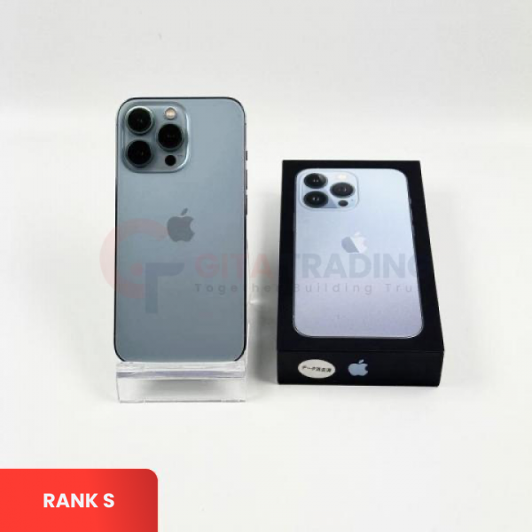 APPLE iPhone 13 Pro 5G Sierra Blue - Sim Free | ROM: 256GB | Battery Health 81% | IMEI: 356942284055608 | RANK S