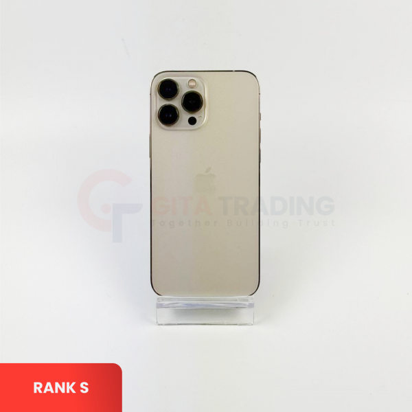 APPLE iPhone 13 Pro Max 5G Gold -  Sim Free | ROM: 128GB | Battery Health 79% | IMEI: 351884701904353 | RANK S