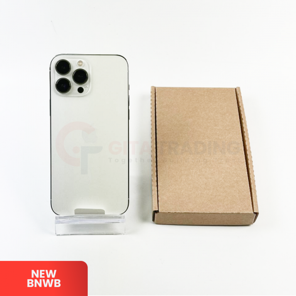 APPLE iPhone 13 Pro Max 5G Silver - Sim Free | ROM: 128GB | Battery health 100% | IMEI: 359646702333763 | NEW BNWB