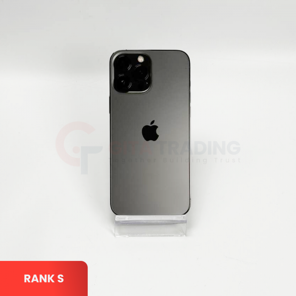 APPLE iPhone 13 Pro Max Graphite -  Sim Free | ROM: 512GB | Battery Health: 100% | Silent Camera & Single Sim | IMEI: 356942210247782 | RANK S