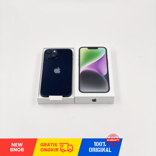 APPLE iPhone 14 5G (128GB/ Midnight/ IMEI: 350542601117739/ Sim Free) - NEW BNOB