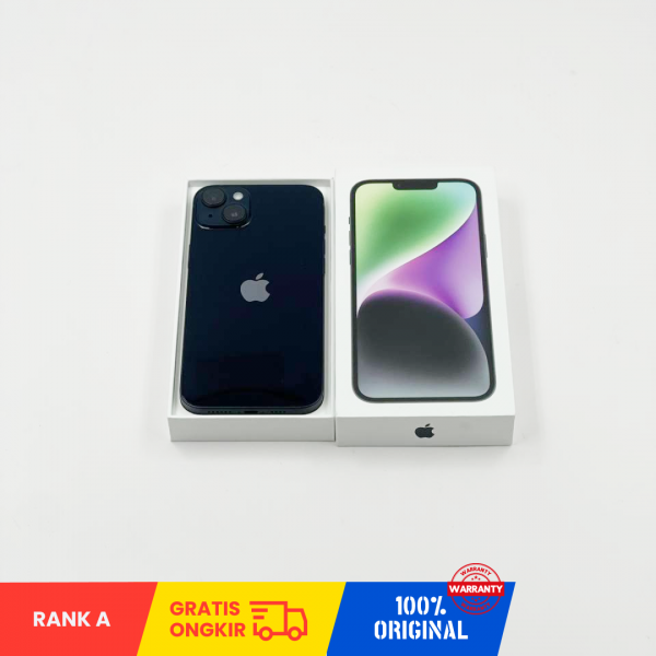 Apple iPhone 14 Plus 5G (128GB/ Battery Health 100%/ MIDNIGHT/359838715833745/ Sim Free) - RANK A