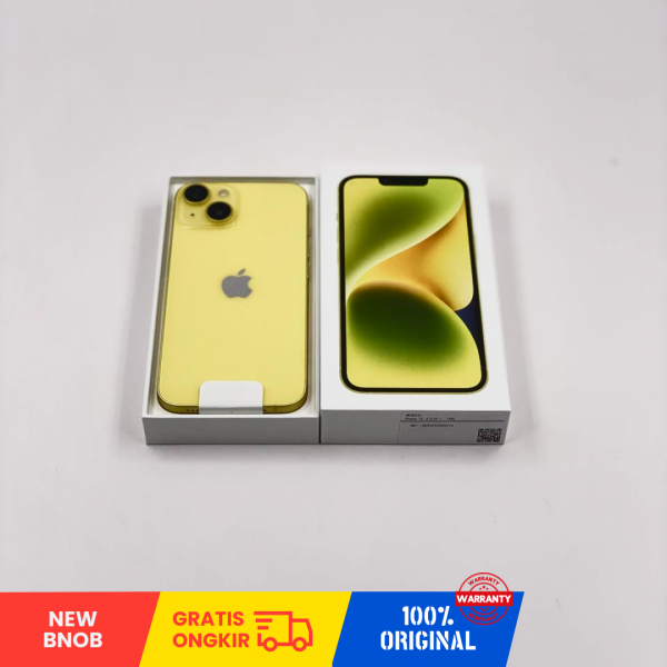 Apple iPhone 14 Plus 5G (256GB/ Battery Health 100%/ Yellow/ IMEI: 350504997072944/ Sim Free) - BNOB