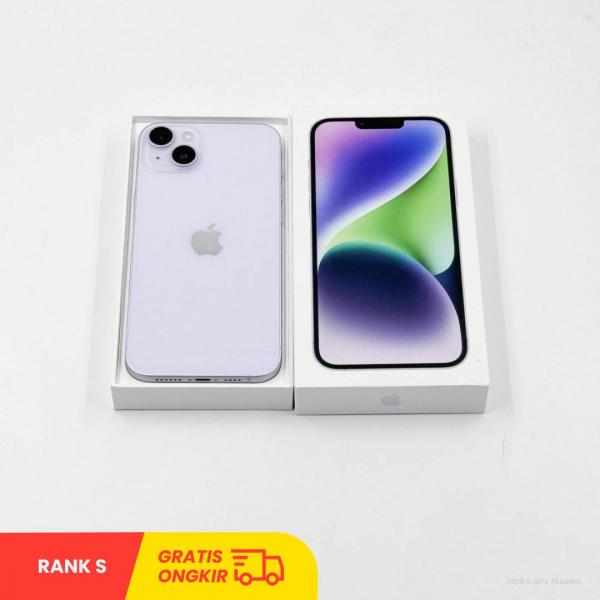 APPLE iPhone 14 PLUS 5G Purple - Sim Free | ROM: 128GB | Battery health 85% |  IMEI: 356644015504504 | RANK S