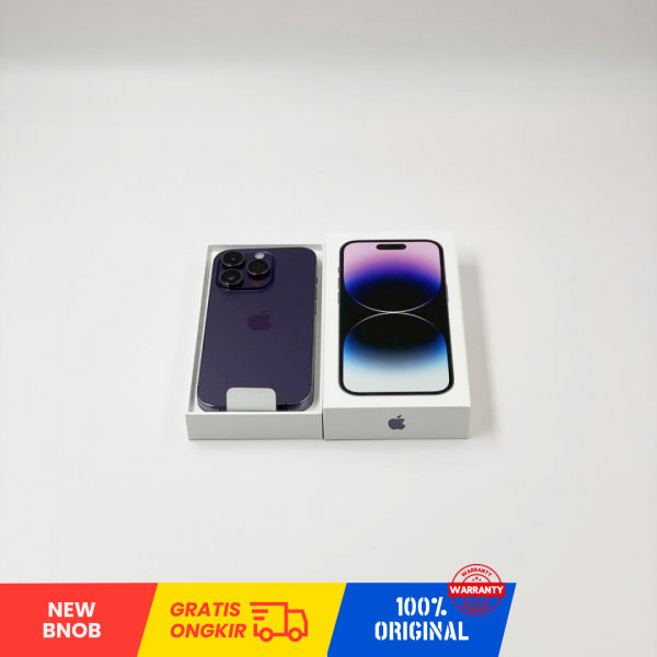 APPLE iPhone 14 Pro 5G (1000GB/ Deep Purple/ Sim Free/ Barang Ganti Apple) - New BNOB