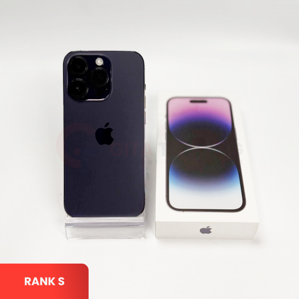 APPLE iPhone 14 Pro 5G  Deep Purple - Sim Free | ROM: 128GB | Battery Health: 80% | IMEI: 350114367337073 | RANK S