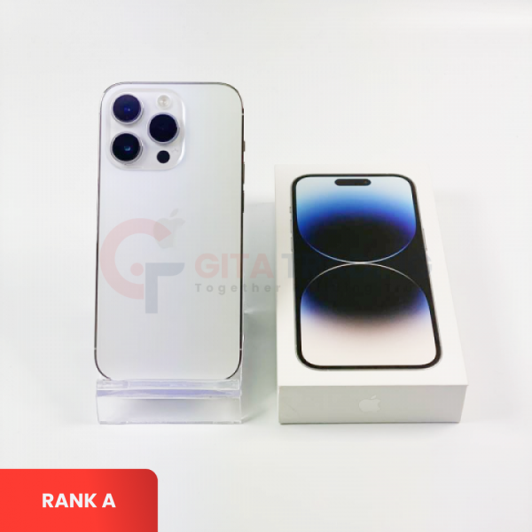 APPLE iPhone 14 Pro 5G Silver - Sim Free | ROM: 128GB | Battery health 100% | IMEI: 351850722066951 | RANK A