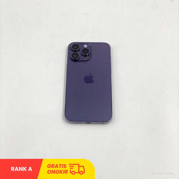 APPLE iPhone 14 Pro Max 5G Deep Purple -  Sim Free | ROM: 256GB | Battery Health 83% | Single Sim & Silent Camera | IMEI: 354132411193710 | RANK A