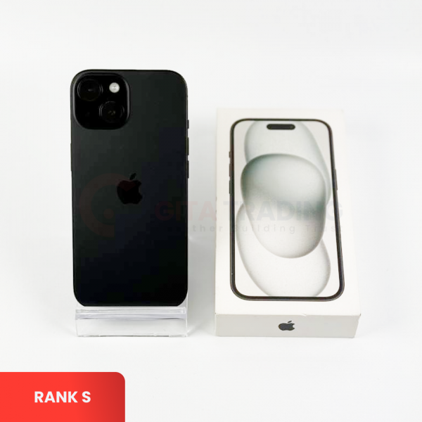 APPLE iPhone 15 5G Black | ROM: 128GB | Battery health 89% | IMEI: 356925791055955 | RANK S