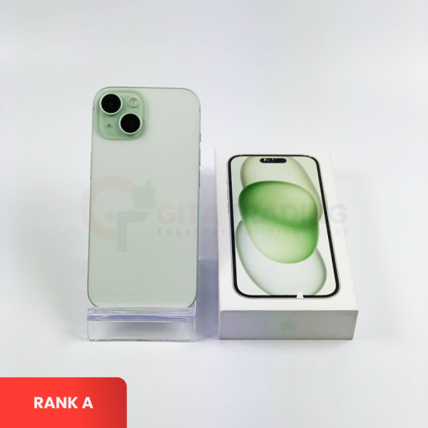 APPLE iPhone 15 5G Green - Sim Free | ROM: 128GB | Battery health 91% | IMEI: 356559532151425 | RANK A