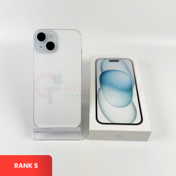 APPLE iPhone 15 5G Blue | ROM: 256GB | Battery health 85% | IMEI: 357670561541607 | RANK S