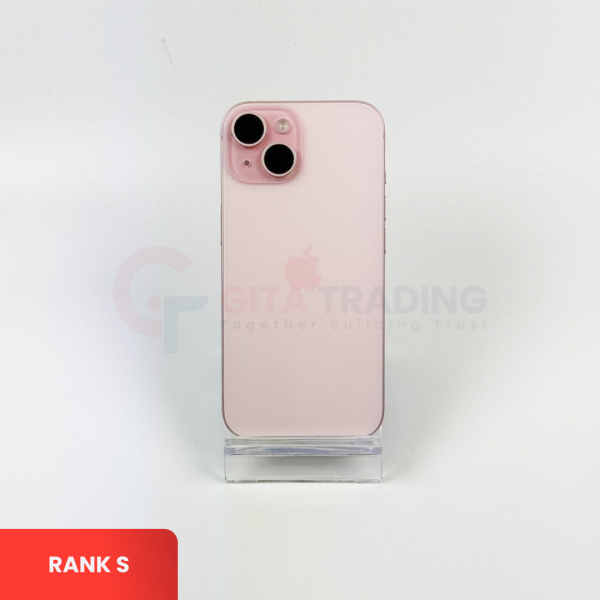 APPLE iPhone 15 5G Pink - Sim Free | ROM: 128GB | Battery health 80% | IMEI: 356596729701554 | RANK A