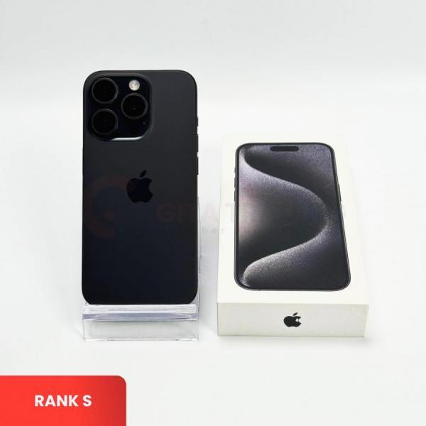 APPLE iPhone 15 Pro 5G Black Titanium - Sim Free | ROM: 12GB | Battery Health: 92% |  IMEI: 354757293448780 | RANK S
