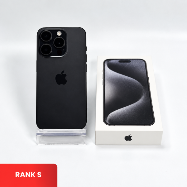 APPLE iPhone 15 Pro 5G Black Titanium - Sim Free | ROM: 256GB | Battery Health: 86% |  IMEI: 355361727473149 | RANK S