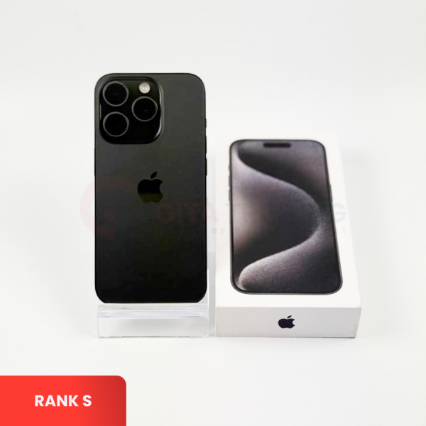 APPLE iPhone 15 Pro 5G Black Titanium - Sim Free | ROM: 256GB | IMEI: 352433809883421 | NEW BNOB