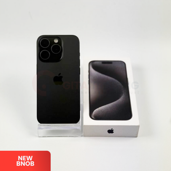 APPLE iPhone 15 Pro 5G Black Titanium - Sim Free | ROM: 256GB | IMEI: 352433809883421 | NEW BNOB