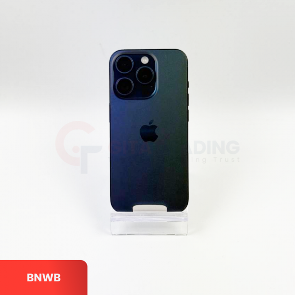 APPLE iPhone 15 Pro 5G Blue Titanium - Sim Free | ROM: 256GB | Battery Health: 100%| IMEI: 355746601662389 | BNWB