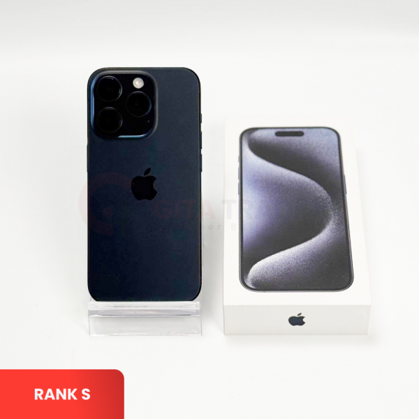 APPLE iPhone 15 Pro 5G Blue Titanium - Sim Free | ROM: 512GB | Battery Health: 81% |  IMEI: 350020980621621 | RANK S