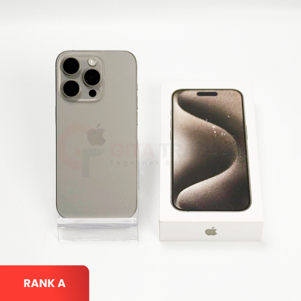 APPLE iPhone 15 Pro 5G Natural Titanium - Sim Free | ROM: 256GB | Battery Health: 81% |  IMEI: 355361720563623 | RANK A