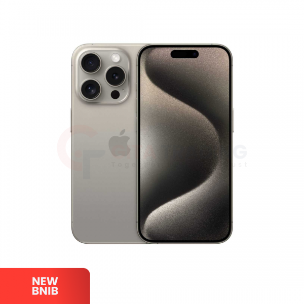 APPLE iPhone 15 Pro 5G Natural Titanium - Sim Free | ROM: 256GB | IMEI: 355746602165143 | NEW BNIB