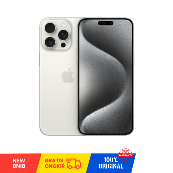 APPLE iPhone 15 Pro Max 5G (256GB/ DUAL SIM/ SILENT CAMERA/ White Titanium/ IMEI: 355235160216613/ Sim free) - NEW BNIB