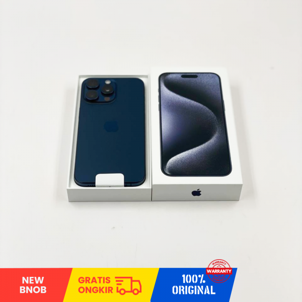 APPLE iPhone 15 Pro Max 5G (256GB/Battery Health 100%/ Blue Titanium/ 359779344989823/ Sim free) - NEW BNOB