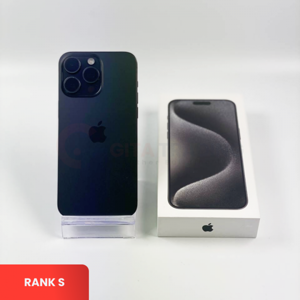 APPLE iPhone 15 Pro Max 5G Black Titanium - Sim Free | ROM: 256GB | Battery Health 85% | IMEI: 359779346324136 | RANK S