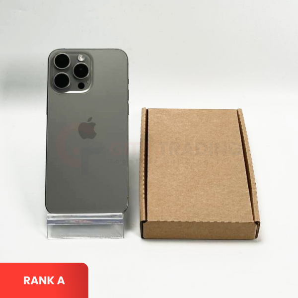 APPLE iPhone 15 Pro Max 5G Natural Titanium | ROM: 256GB | Battery Health: 88% | IMEI: 354550163067354 | RANK S