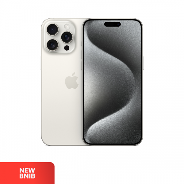 APPLE iPhone 15 Pro Max 5G White Titanium - Sim Free | ROM: 256GB | Dual Sim FISIK & Silent Camera | IMEI: 353104762171208 | NEW BNIB