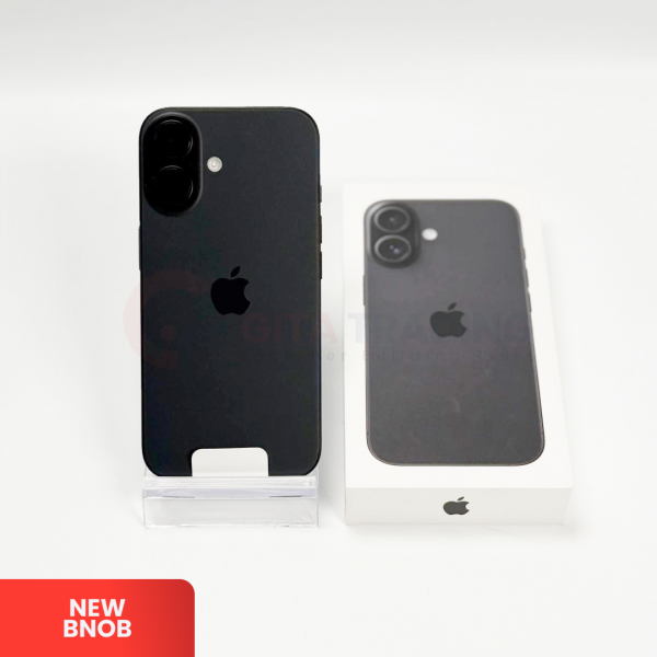 APPLE iPhone 16 5G BLACK - SIM Free (eSIM) | ROM: 128GB | Battery Health: 100% | IMEI: 355264898672145 | NEW BNOB