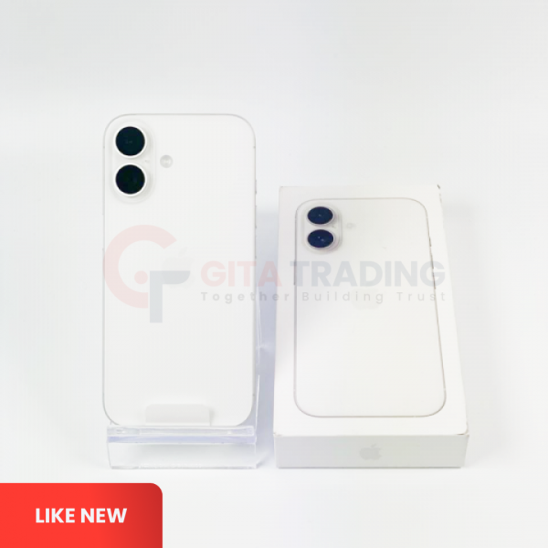 APPLE iPhone 16 5G White - Sim Free | ROM: 128GB | Battery Health: 100% | IMEI: 355250941939789 | LIKE NEW