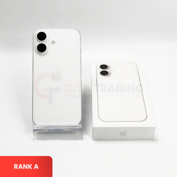 APPLE iPhone 16 5G White - Sim Free | ROM: 128GB | Battery Health 100% | IMEI: 358413690802429 | RANK A