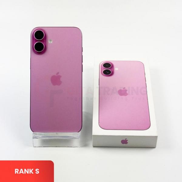 APPLE iPhone 16 PLUS  5G PINK - Sim Free | ROM: 128GB | Battery Heath 94% | IMEI: 354501769990382 | RANK S