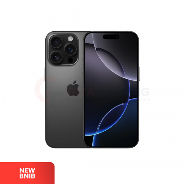 APPLE iPhone 16 Pro 5G Black Titanium - Sim Free | ROM: 256GB | Single Sim FISIK & Silent Camera | IMEI: 354553645074071 | NEW BNIB