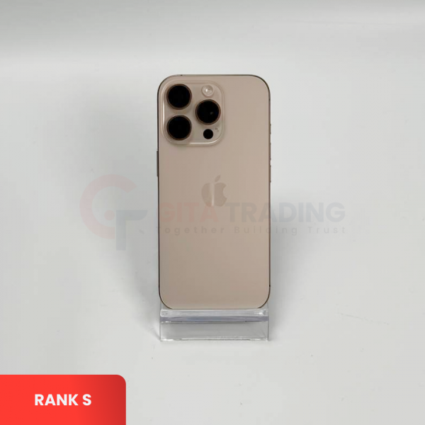 APPLE iPhone 16 Pro 5G Desert Titanium | ROM: 256GB | Battery health 90% | IMEI: 355934726069124 | RANK S